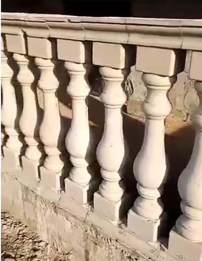 5 par mètre ABS terrasse coulée décorative main courante vase colonne béton clôture forme balustrade moule