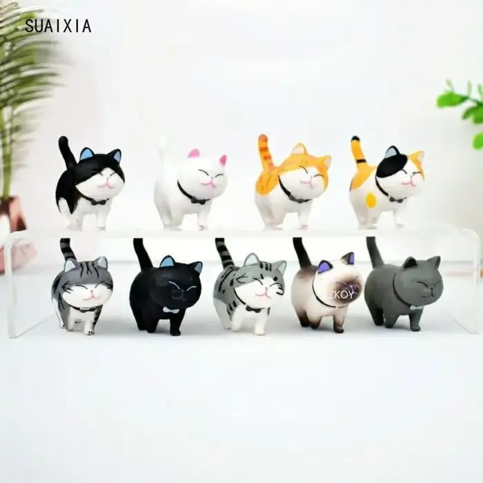 Mini Statue de chaton, modèle Animal de Simulation