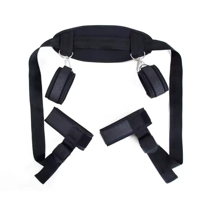 Menottes de Bondage, oreiller de cou et poignets de cheville, Kit BDSM, jouets sexuels de flirt pour femmes et Couples, contraintes réglables, accessoires érotiques