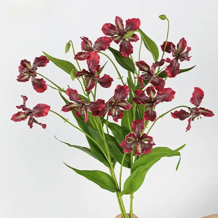 Branche de lys artificielle décorative pour mariage