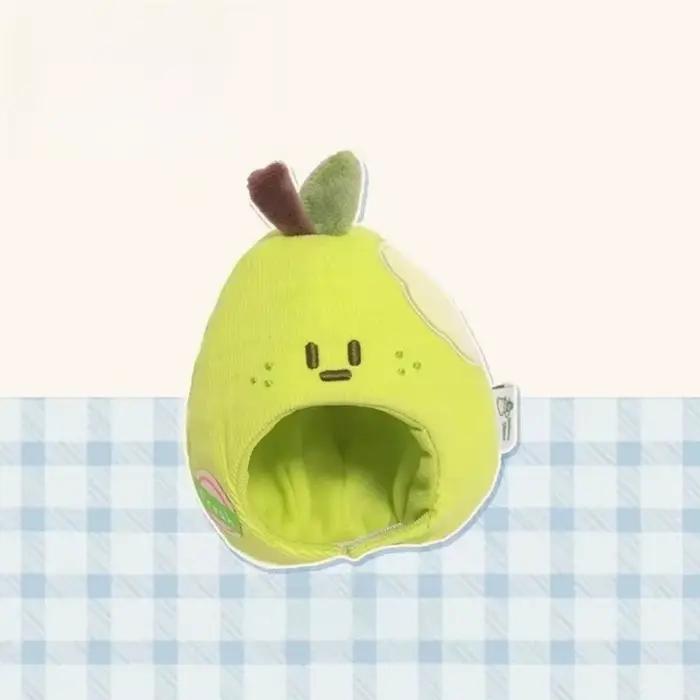 Accessoires de poupées : couvre-tête de dessin animé, vêtements, chapeau détachable, sac à dos, porte-clés, pendentif animal