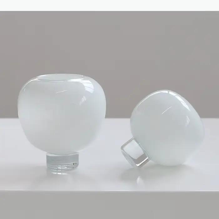 Vase en verre à orifice circulaire, accessoires pour arrangements floraux, hydroponie, terrarium, vase à fleurs, accessoires de décoration pour la maison