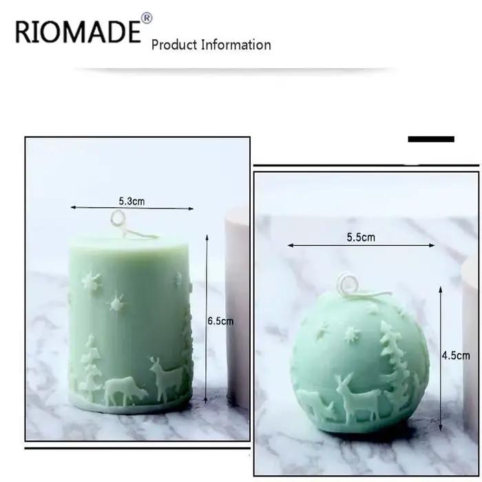 Moule à bougie de Noël en silicone