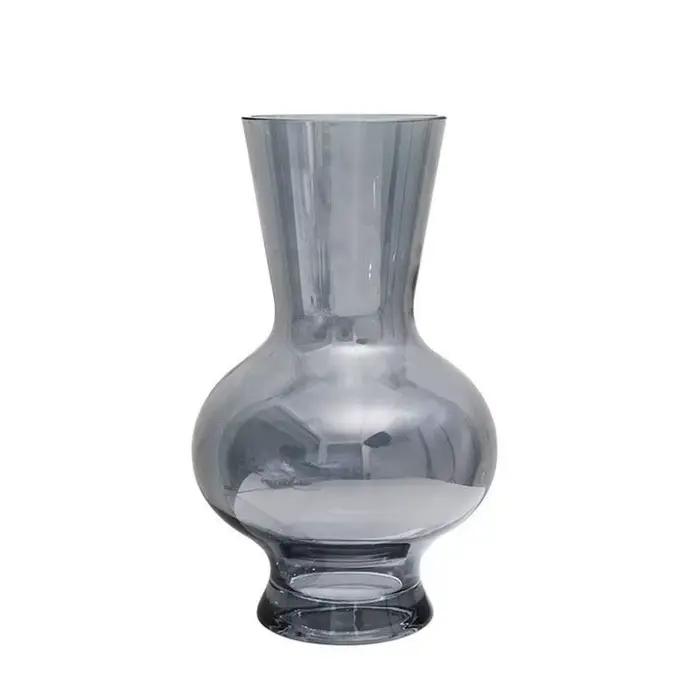 Vase en verre dégradé coloré