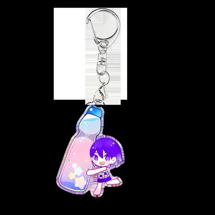 Porte-clés en acrylique OMORI Aubrey Basil Kel, breloques pour sacs à dos, accessoires de décoration de sac, pendentif de dessin animé, cadeau de festival