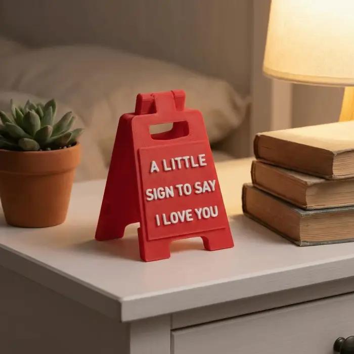 Décorations de signalétique en lettres imprimées en 3D