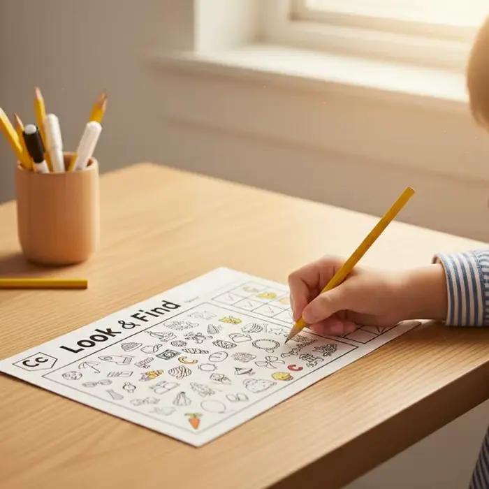 Livre de coloriage pour enfants avec objets cachés, plus de 100 activités de recherche et de coloriage, livre de puzzle éducatif interactif pour l'école, la maison et les voyages