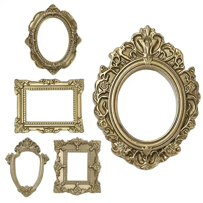Mini Cadres Photo Vintage En Resine Pour Photos Bijoux Accessoires Decoratifs Redecorez Avec Style Et Nostalgie Pour Maison Bureau Occasions Speciales