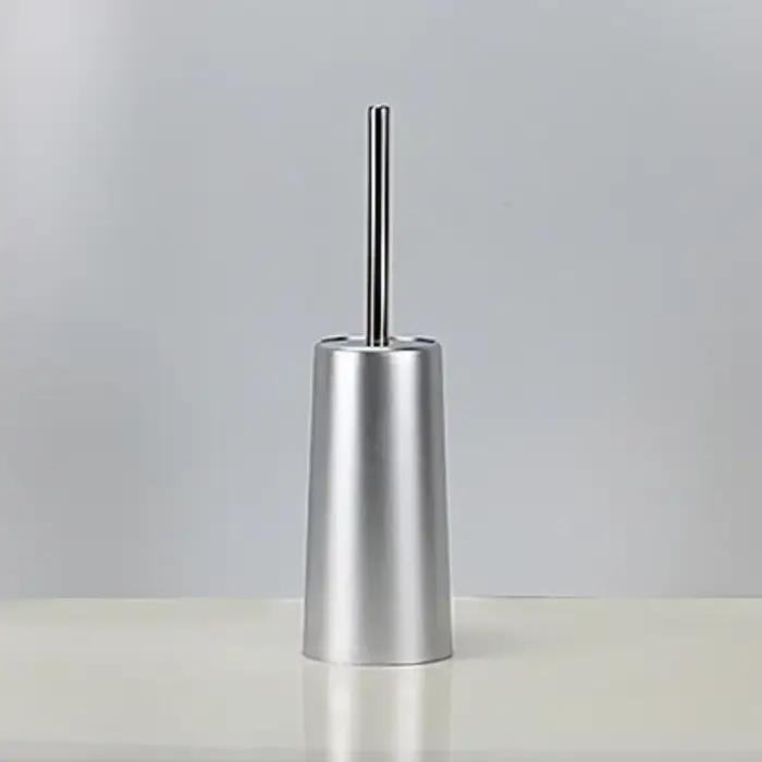 Brosse de toilette dorée avec support