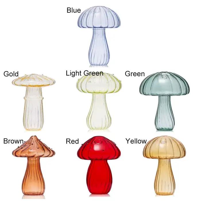 Nouveau Vase en verre de champignon