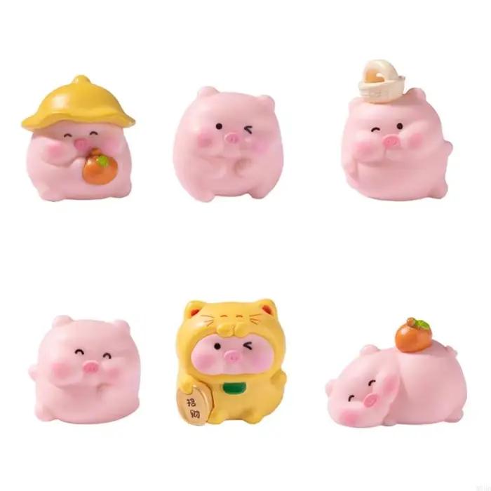 Statue petit cochon, symbole prospérité