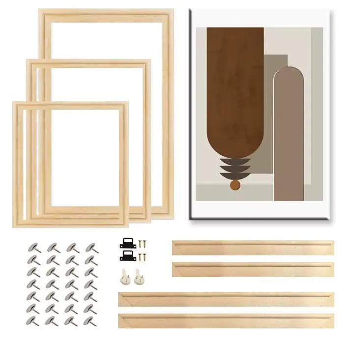 Cadre photo en bois naturel 45x65 50x70cm