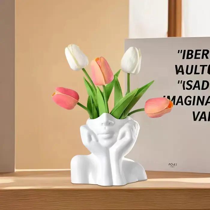 Vase en vinyle de Style nordique Ins