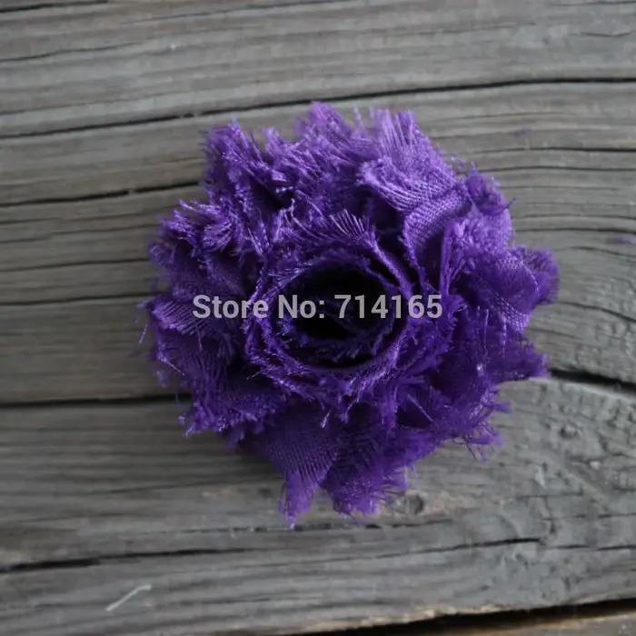 Mini fleur shabby chic de 1.5 pouces