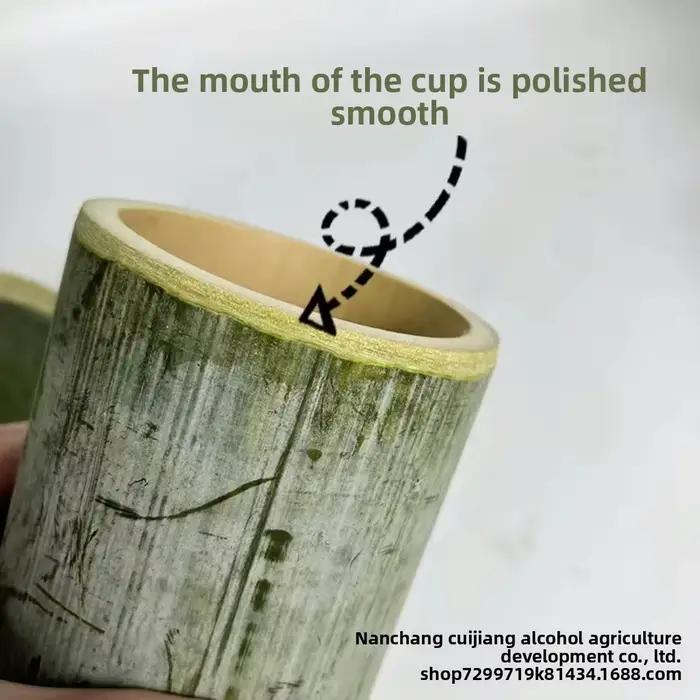 Tasse à thé au lait en tube de bambou