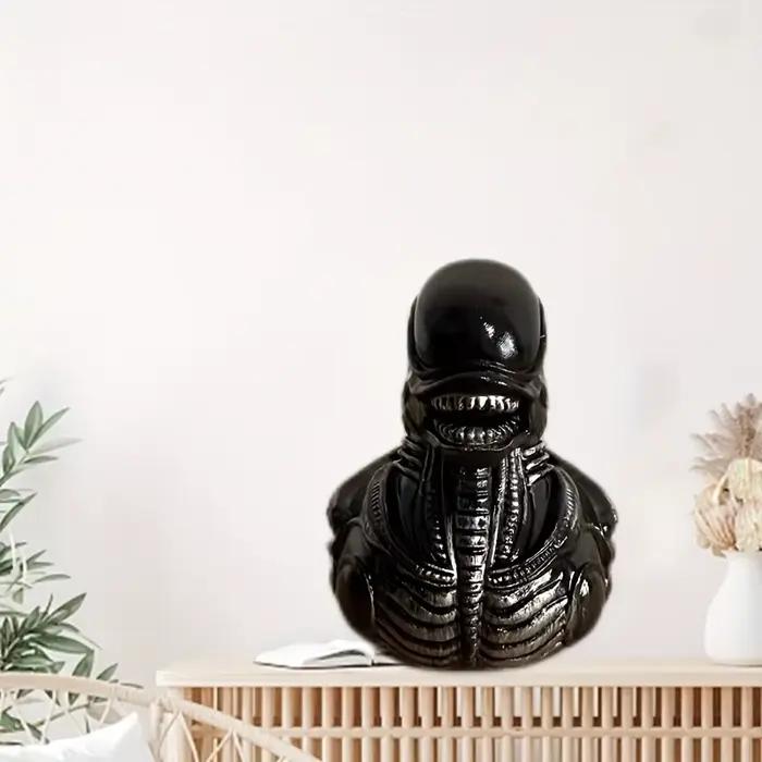 Statue de canard extraterrestre en résine