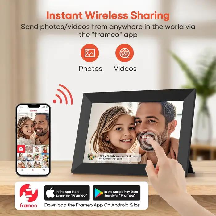 Cadre photo numérique FRAMEO WiFi 32 Go 10
