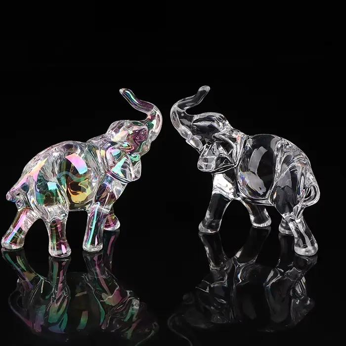 Statuette d'éléphant en cristal mignonne