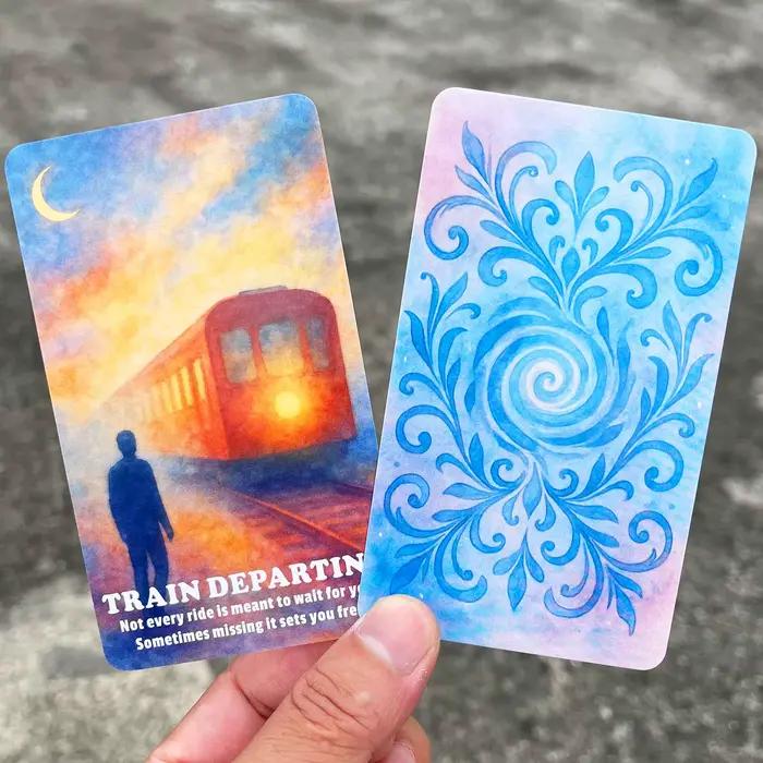 54 cartes Echoes Of The Soul Deck pour l'auto-discovery et la tranquilité, format 13 x 8 cm, parfait pour les 14 ans et plus, carte de divination spirituelle