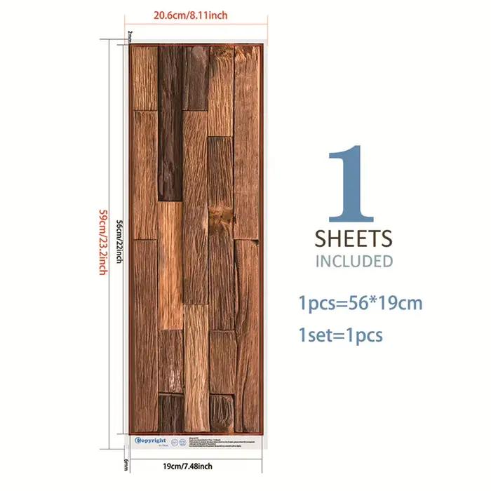 Papier peint Mars en bois