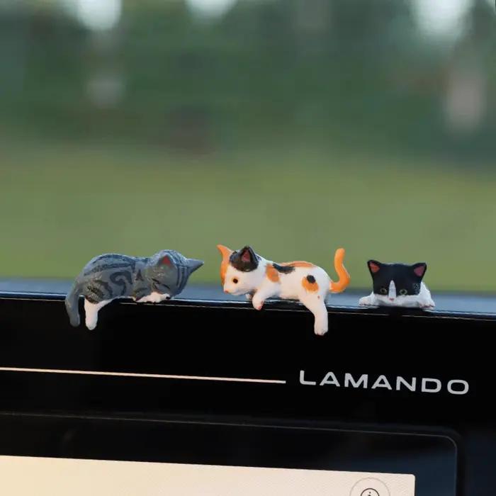 Petite Statue de chat, étagère de Table