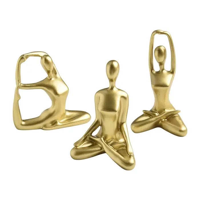 Statues de yoga décoratives