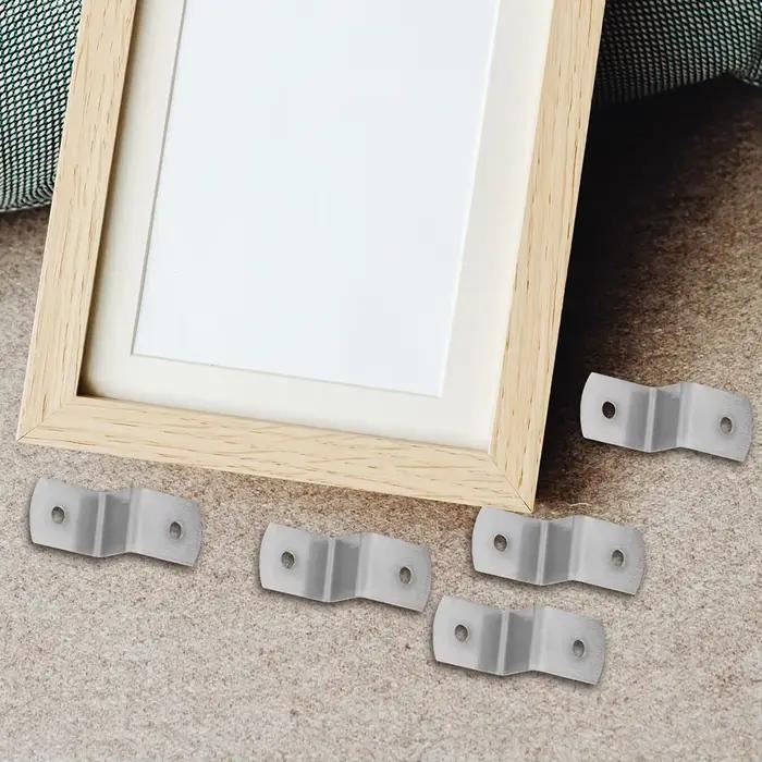 50 pièces argent Z Clips supports de cadre Photo attaches