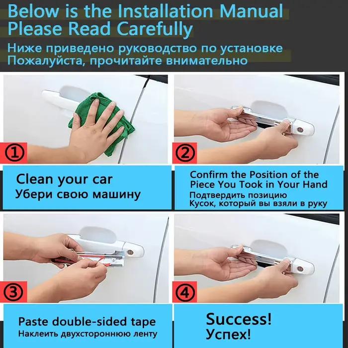 Couvercle de poignée de porte de voiture, accessoires de protection contre les rayures extérieures, pour Renault Clio 5 2023 V Lutecia BF 2019 ~ 2024