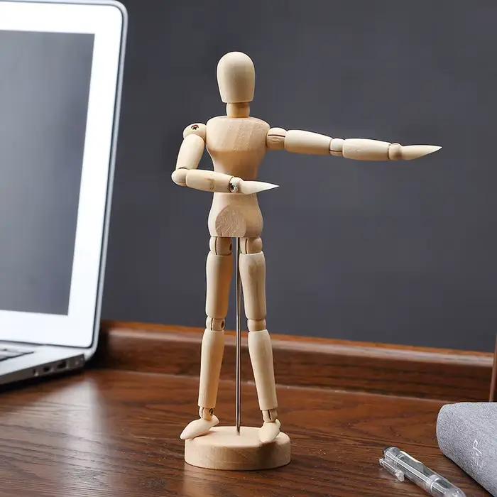 Figurine à main en bois pour la décoration de la maison