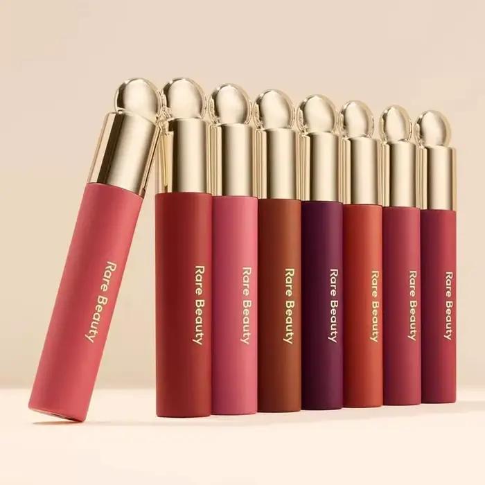 Rare Beauty Huile à lèvres teintée douce 7 couleurs, effet gloss, hydratante, maquillage naturel, cosmétiques Hope Happy Wonder Delight