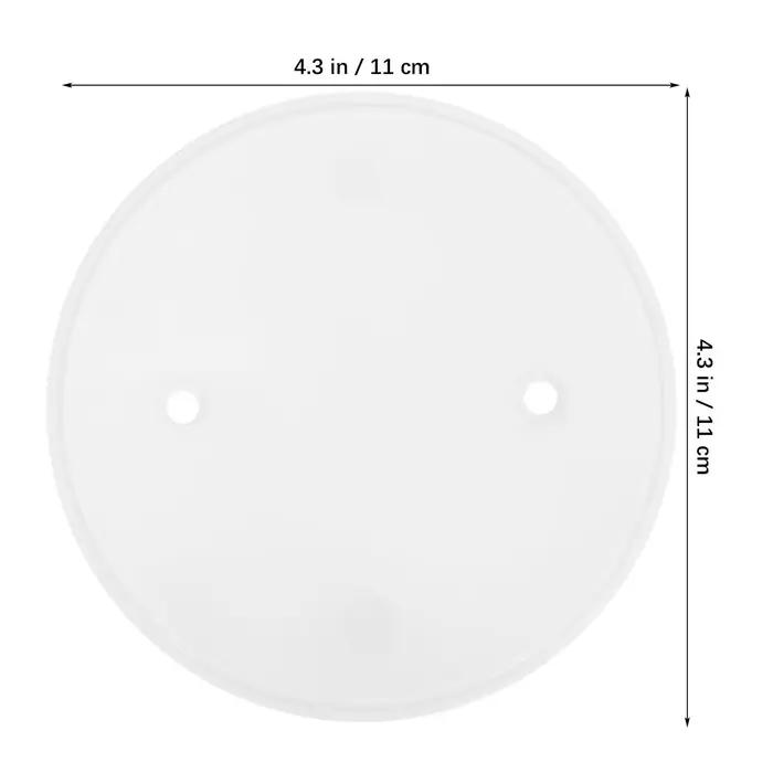 Plaque de couverture vierge de plafond rond