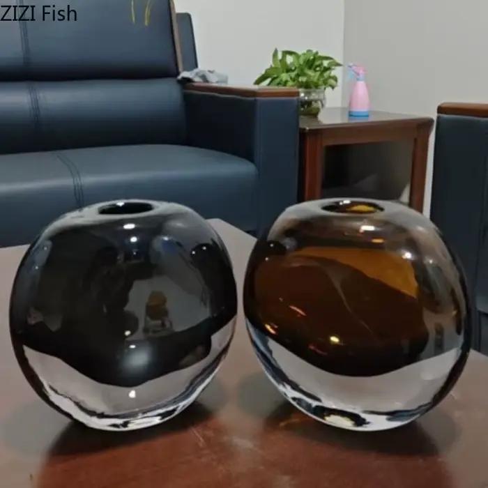 Vase en Verre à Bulles Astronomiques