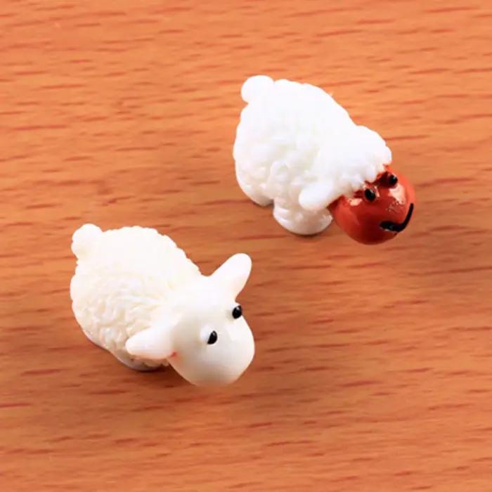 Décorations mignonnes de mouton en résine