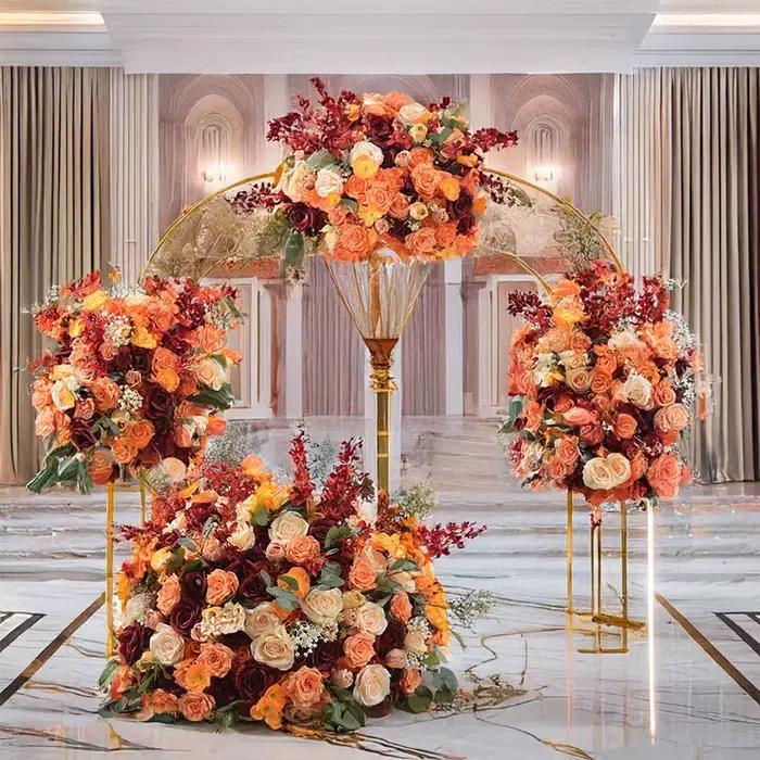 Arrangement de fleurs suspendues Orange