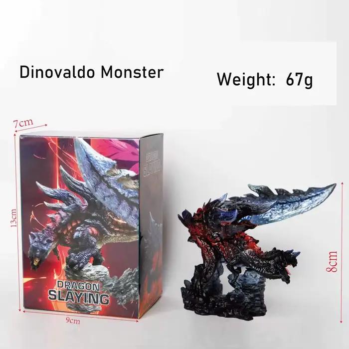 Figurine Glavenus de 8 cm, modèle de monstre Dinovaldo peint à la main, statue de collection pour les fans, cadeau parfait et objet de collection