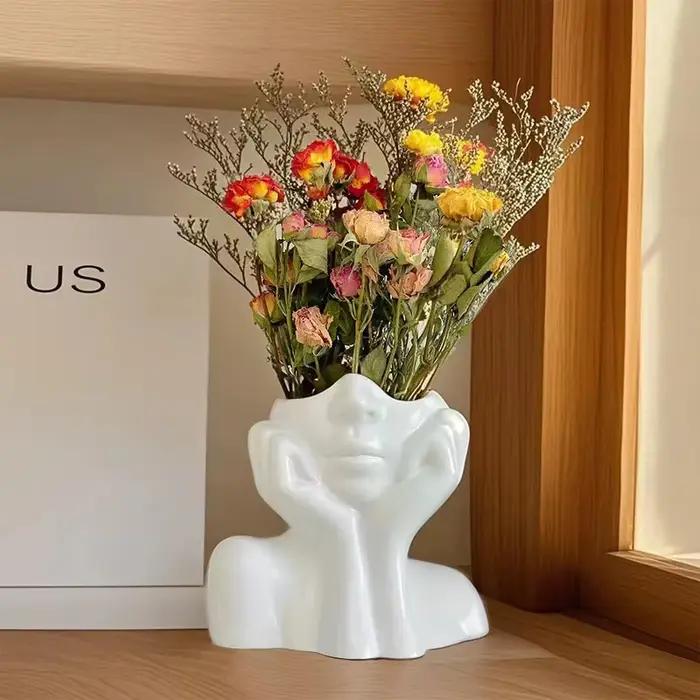 Vase en vinyle de Style nordique Ins