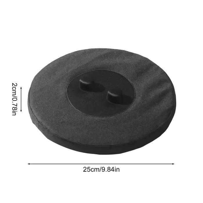 Coussin de tabouret télescopique, coussin de siège pliable rond et épais, confortable avec mousse à mémoire de forme, antidérapant pour tabouret de camping