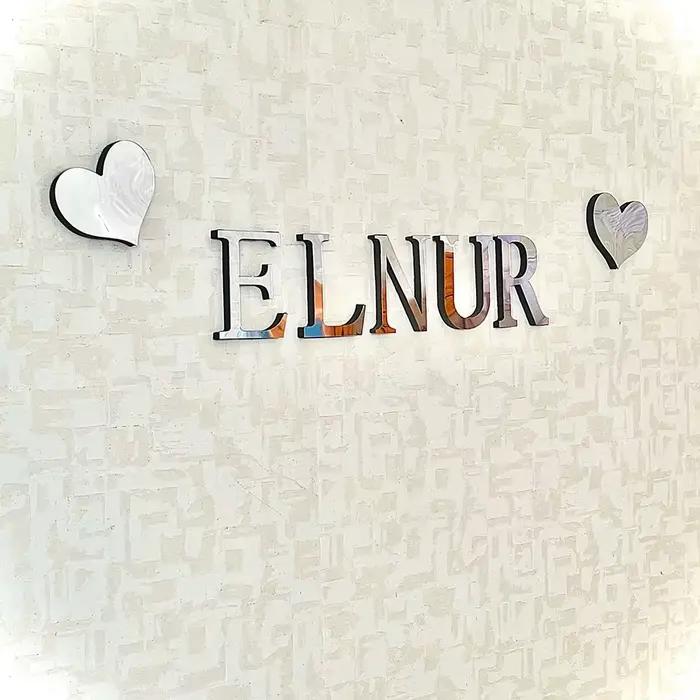 Autocollant mural 3D argenté lettres anglaises décoration maison fête mariage anniversaire festival