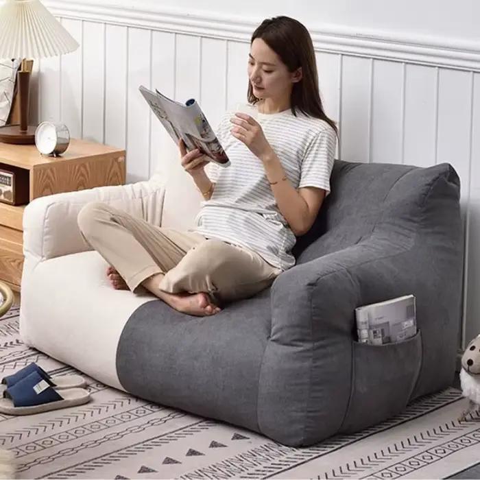 Paresseux pouf canapés géant confortable pouf canapé Double mignon moelleux salon canapés grand moderne chambre Tatami canapé