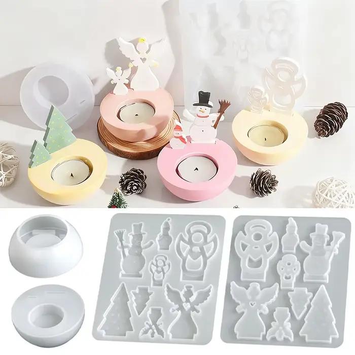 Nouveau moule de décoration de bougie de noël