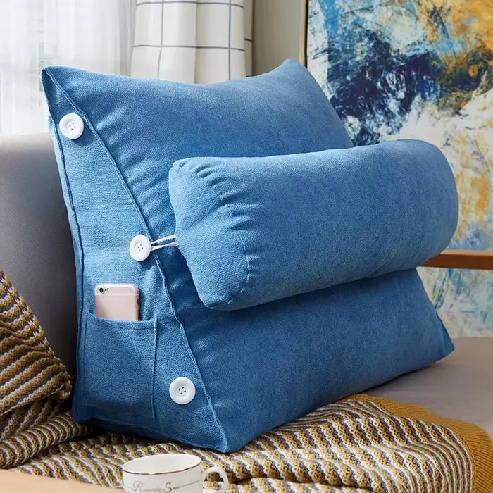 Lit coussin triangulaire chaise de chevet