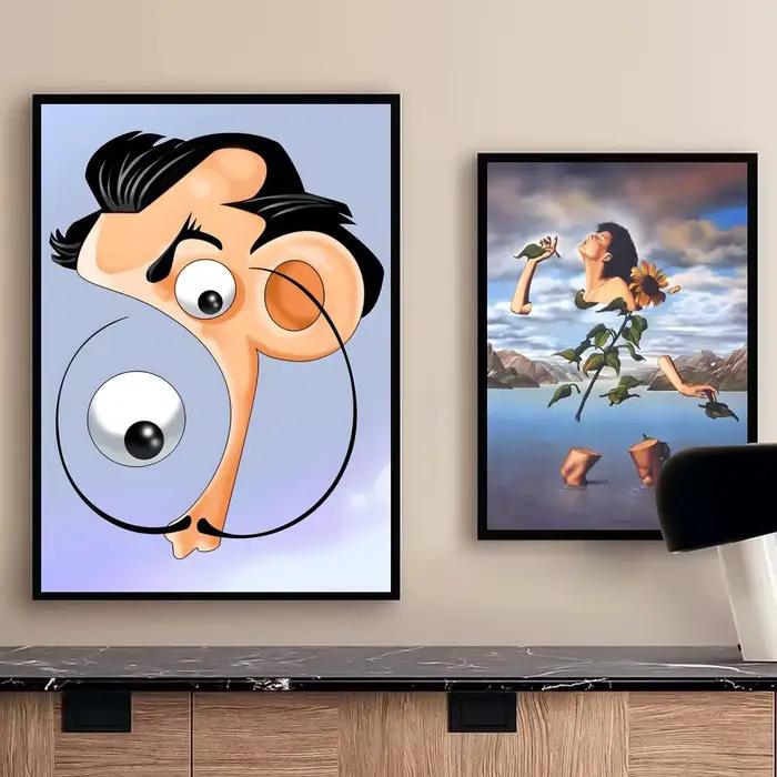 Affiche d'art surréaliste de Salvador Dali