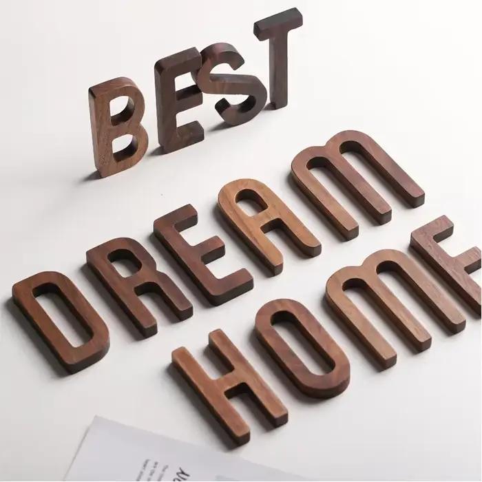 Lettres Décoratives de Style Nordique