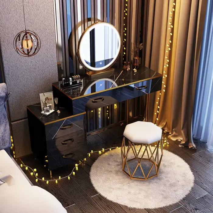 Table de maquillage minimaliste moderne
