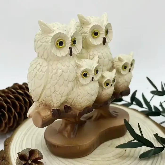 Ornements décoratifs d'animaux de hibou simples et modernes