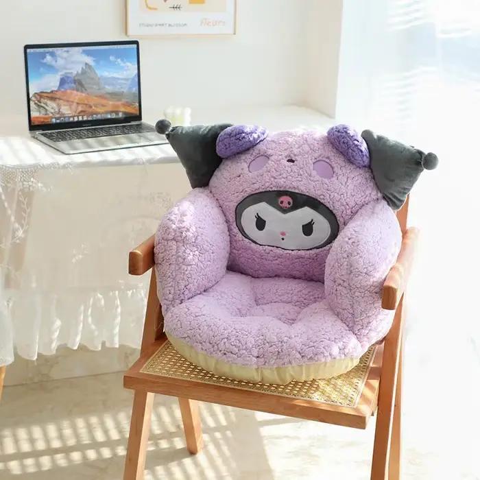 Coussin de chaise en peluche Sanrio avec support pour le dos et les bras