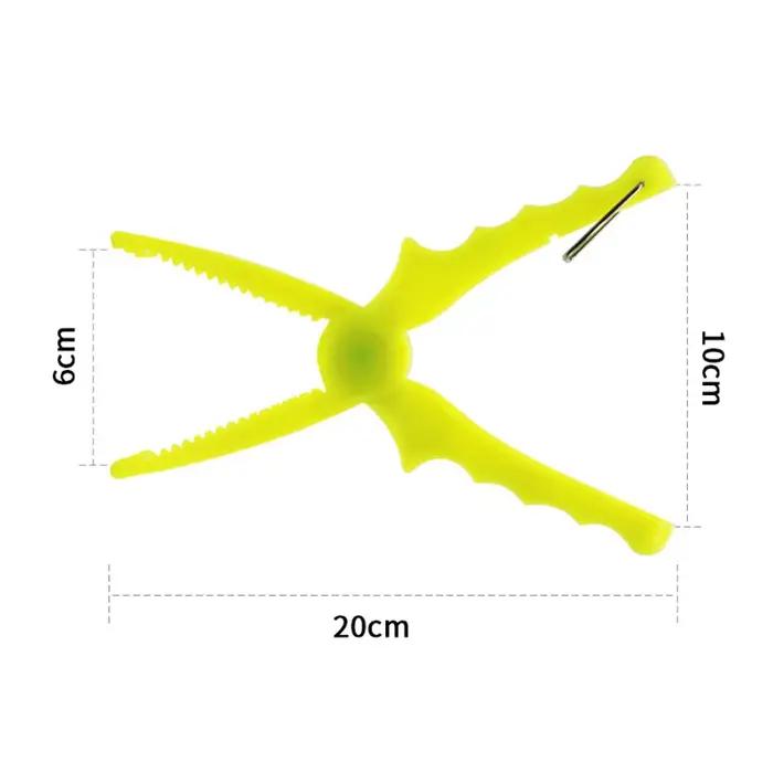 Nouvelles pinces de pêche antidérapantes 1 pièce en ABS, pince à poisson, outil de capture et de libération, extracteur d'hameçons, support de corps de poisson, tongs