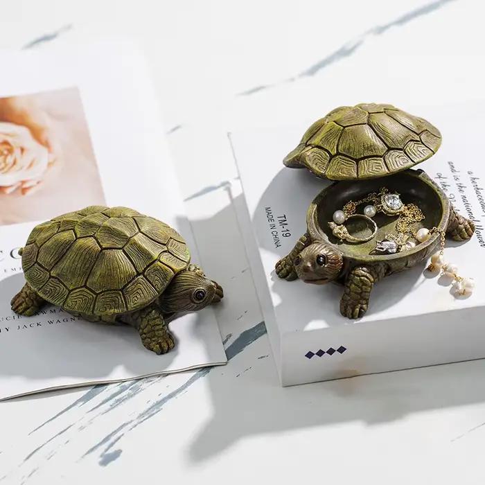 Statue de tortue en résine
