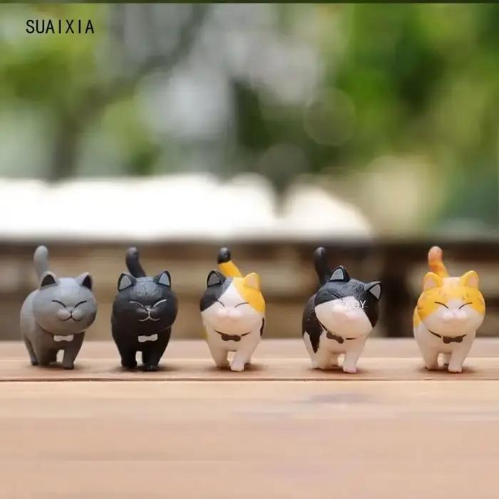 Mini Statue de chaton, modèle Animal de Simulation