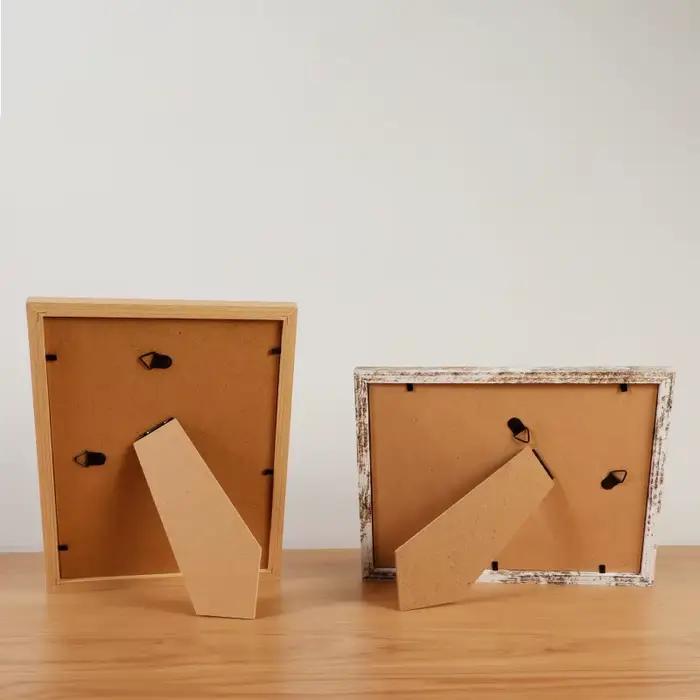 Cadre Photo en bois pour tenture murale 10X15cm 15X20cm 20X25cm A4